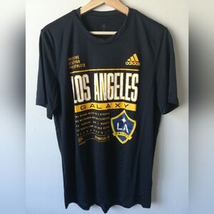 Adidas LA Galaxy Size M Short Sleeve T-Shirt